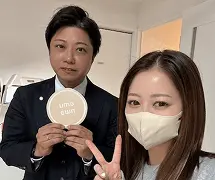 お客様との写真