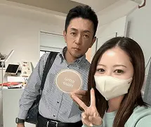 お客様との写真