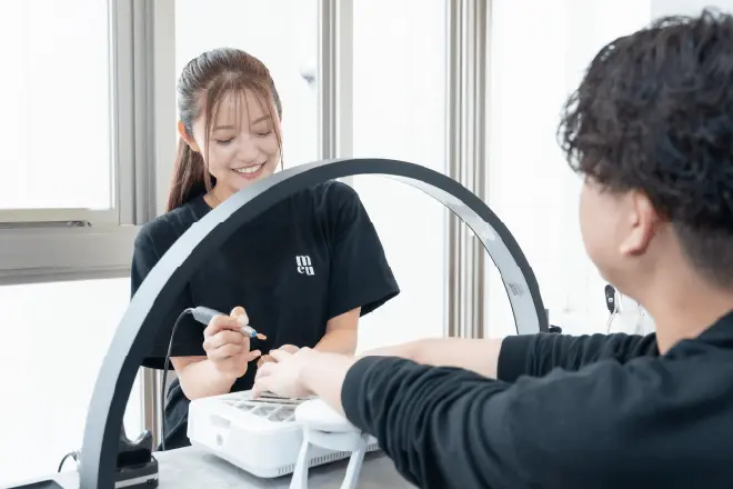 施術の様子